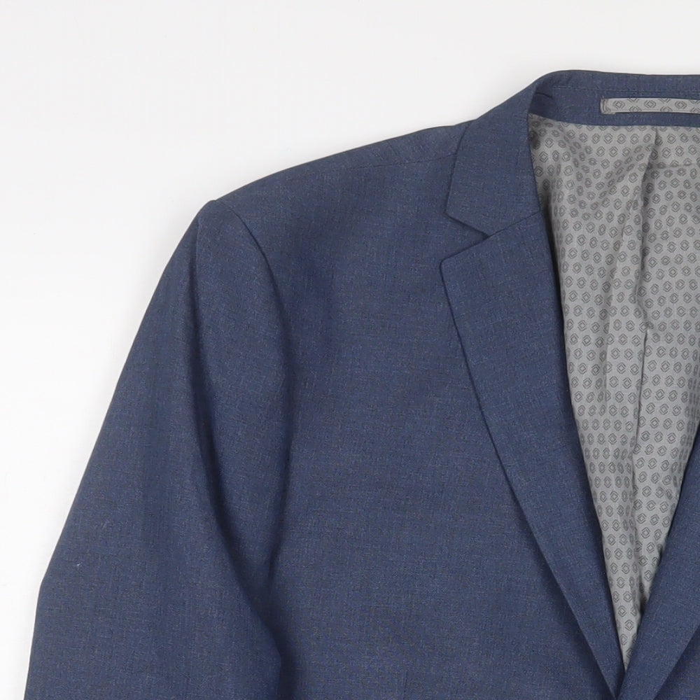 Mens UK Size 42 NEXT Regular Blue Suit Jacket