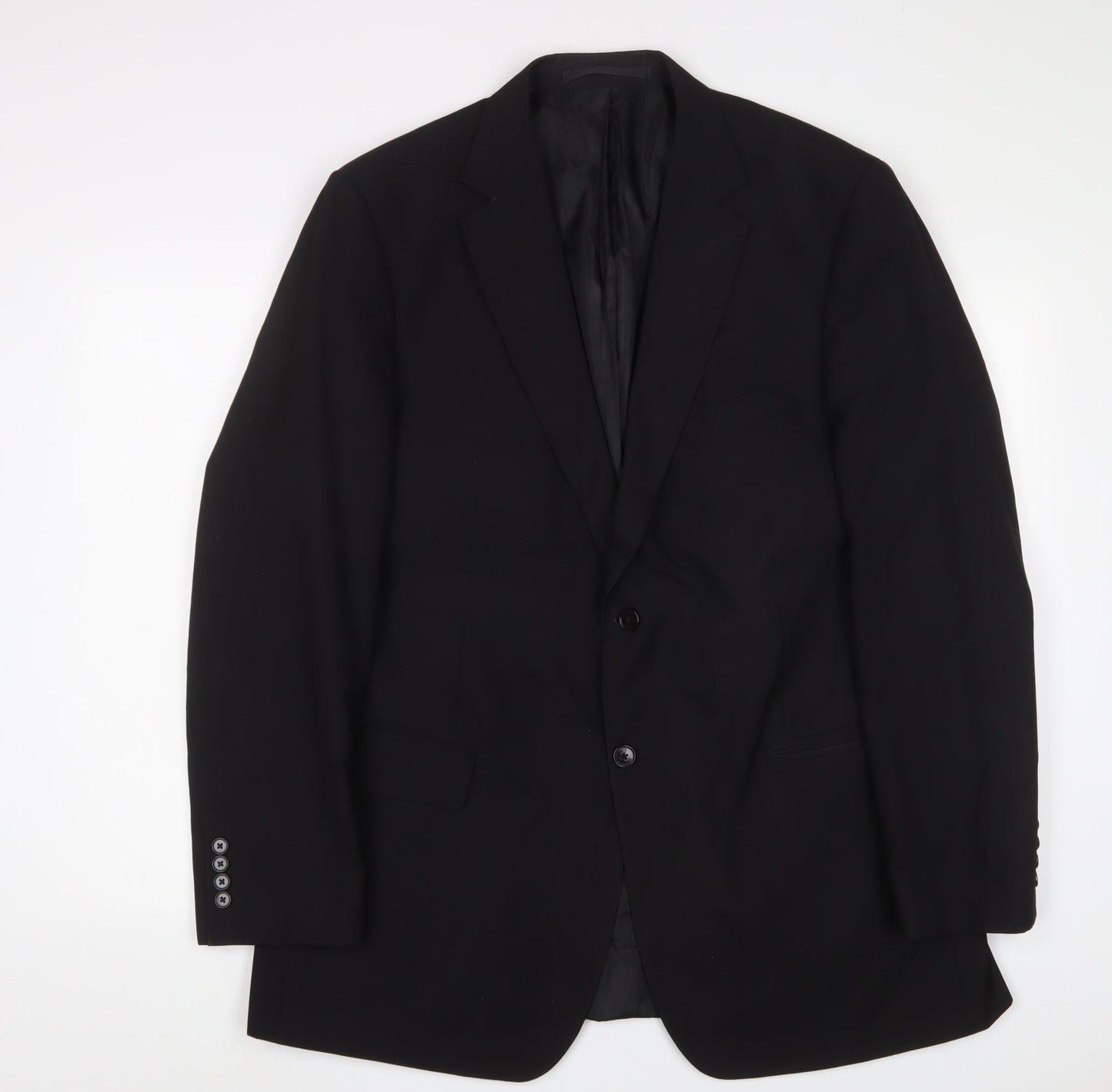 Mens UK Size 44 Marks and Spencer Regular Black Suit Jacket