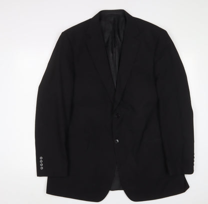 Mens UK Size 44 Marks and Spencer Regular Black Suit Jacket