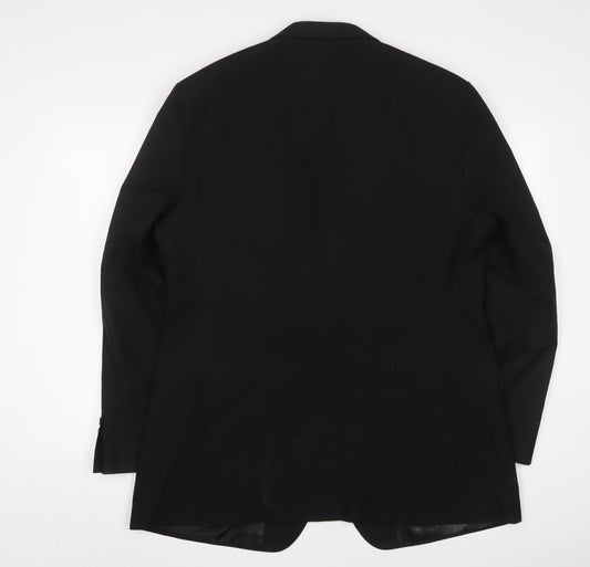 Mens UK Size 44 Marks and Spencer Regular Black Suit Jacket