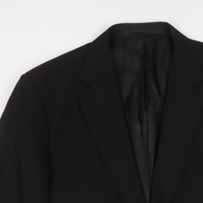 Mens UK Size 44 Marks and Spencer Regular Black Suit Jacket