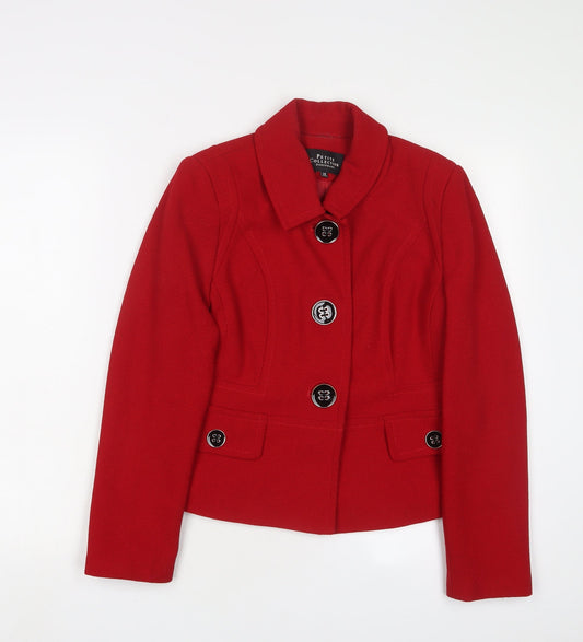 Womens UK Size 10 Debenhams Red Jacket