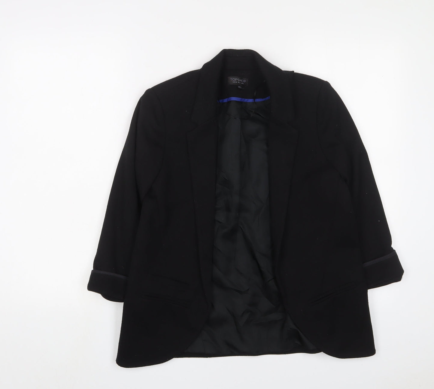Womens UK Size 8 Topshop Black Jacket