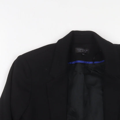 Womens UK Size 8 Topshop Black Jacket