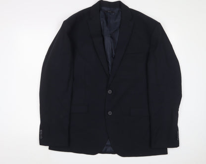 Mens UK Size 44 New Look Regular Blue Suit Jacket