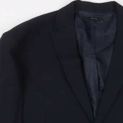 Mens UK Size 44 New Look Regular Blue Suit Jacket