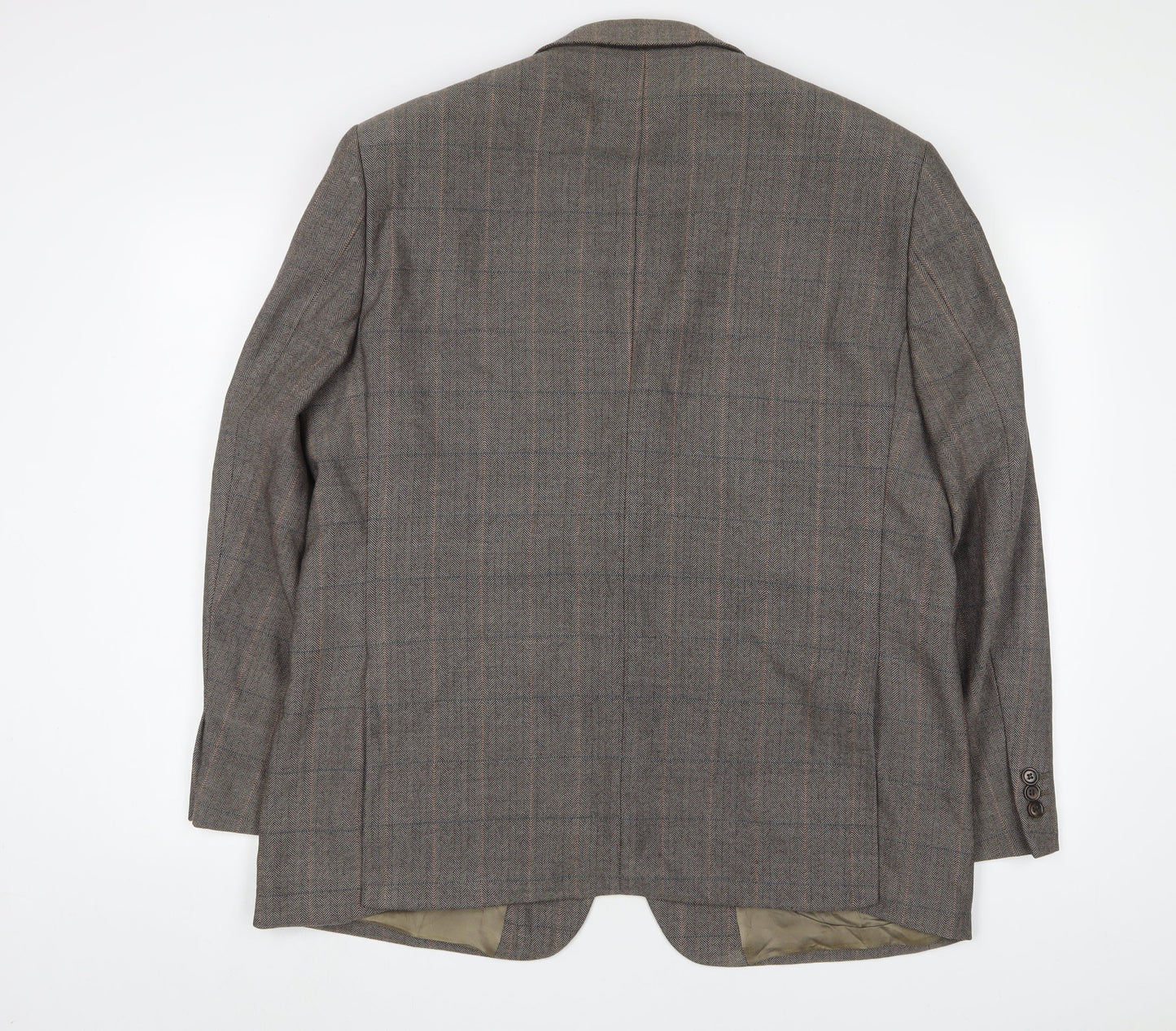 Mens UK Size 46 Wellington Regular Brown Suit Jacket