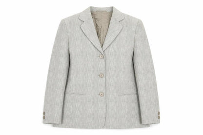 Basler Womens Beige Jacket Blazer Size 10 Button