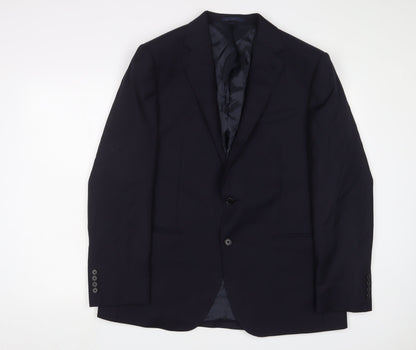 Mens UK Size 42 Marks and Spencer Regular Blue Suit Jacket