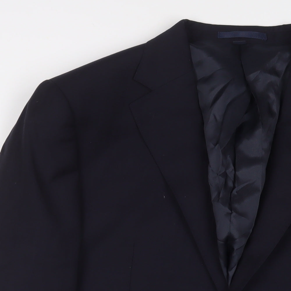 Mens UK Size 42 Marks and Spencer Regular Blue Suit Jacket