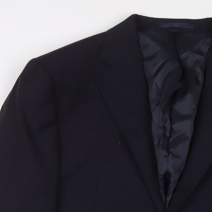 Mens UK Size 42 Marks and Spencer Regular Blue Suit Jacket