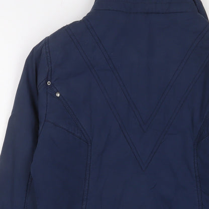 Madame Womens Blue Jacket Size 8 Zip