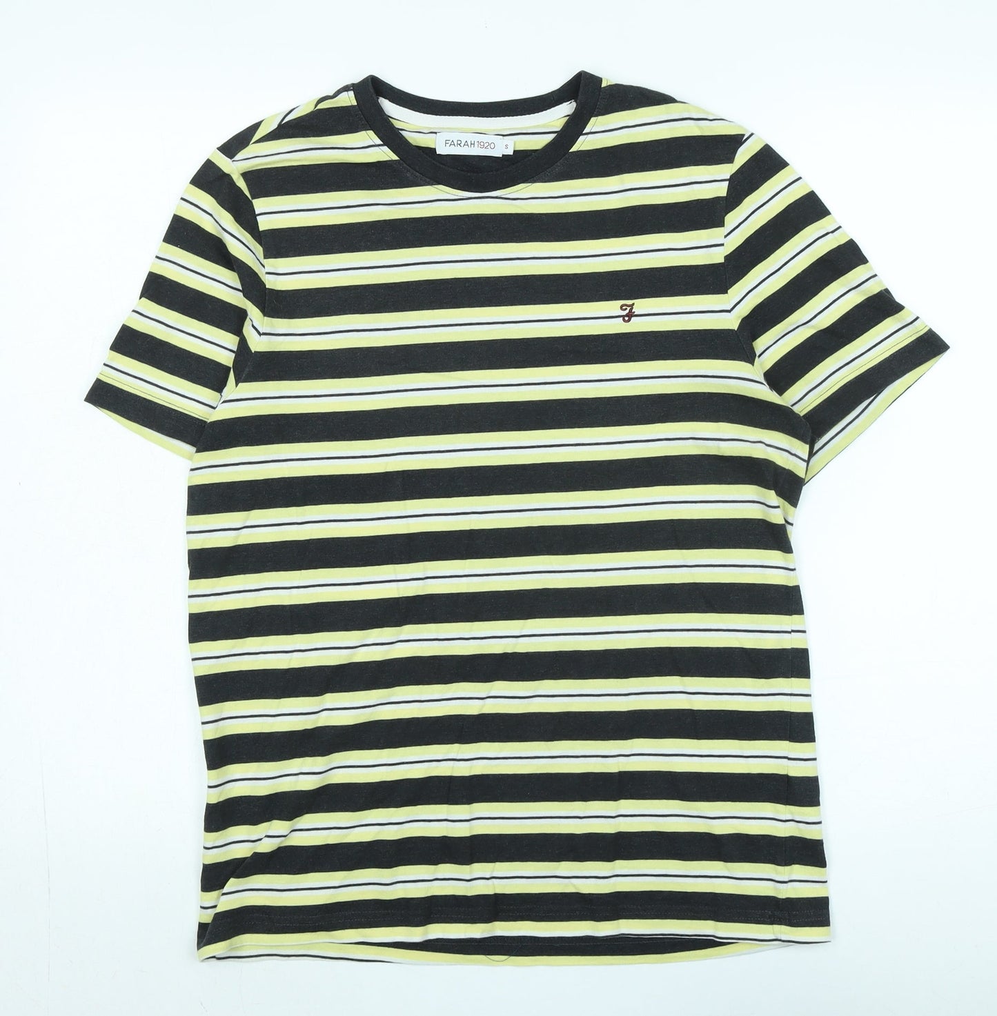 Mens UK Size S Farah 1920 Black  T-Shirt