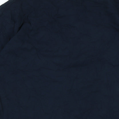 Donnay Boys Blue Cotton Basic T-Shirt Size 13-14 Years Crew Neck - Logo