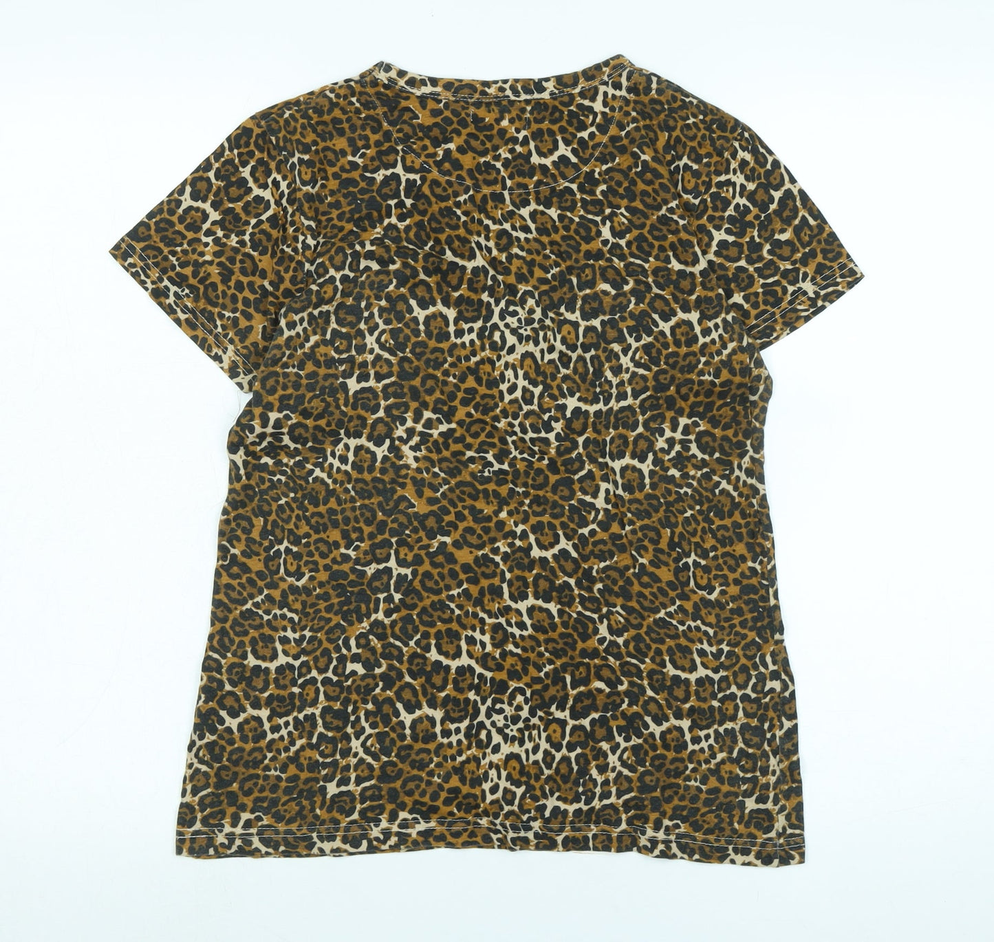 Womens UK Size S Brave Soul Multicoloured Basic T-Shirt