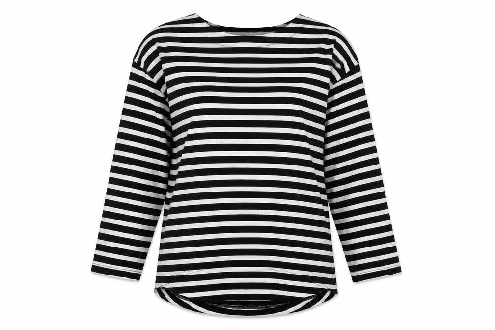 Womens UK Size XS kin Black Jersey T-Shirt