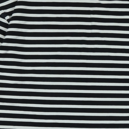 Womens UK Size XS kin Black Jersey T-Shirt