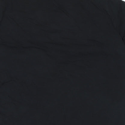 Jack Wills Mens Black Cotton T-Shirt Size S Crew Neck - Logo