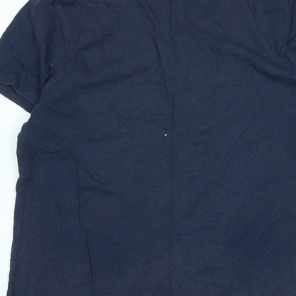 Womens UK Size M Gap Blue Basic T-Shirt