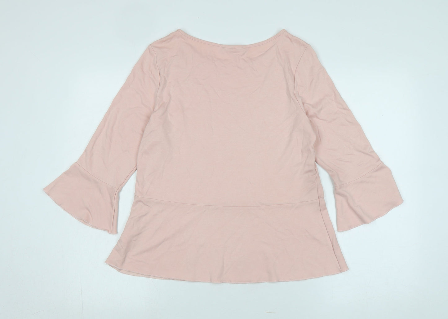 Womens UK Size 12 Betty Barclay Pink Basic Blouse