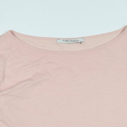 Womens UK Size 12 Betty Barclay Pink Basic Blouse