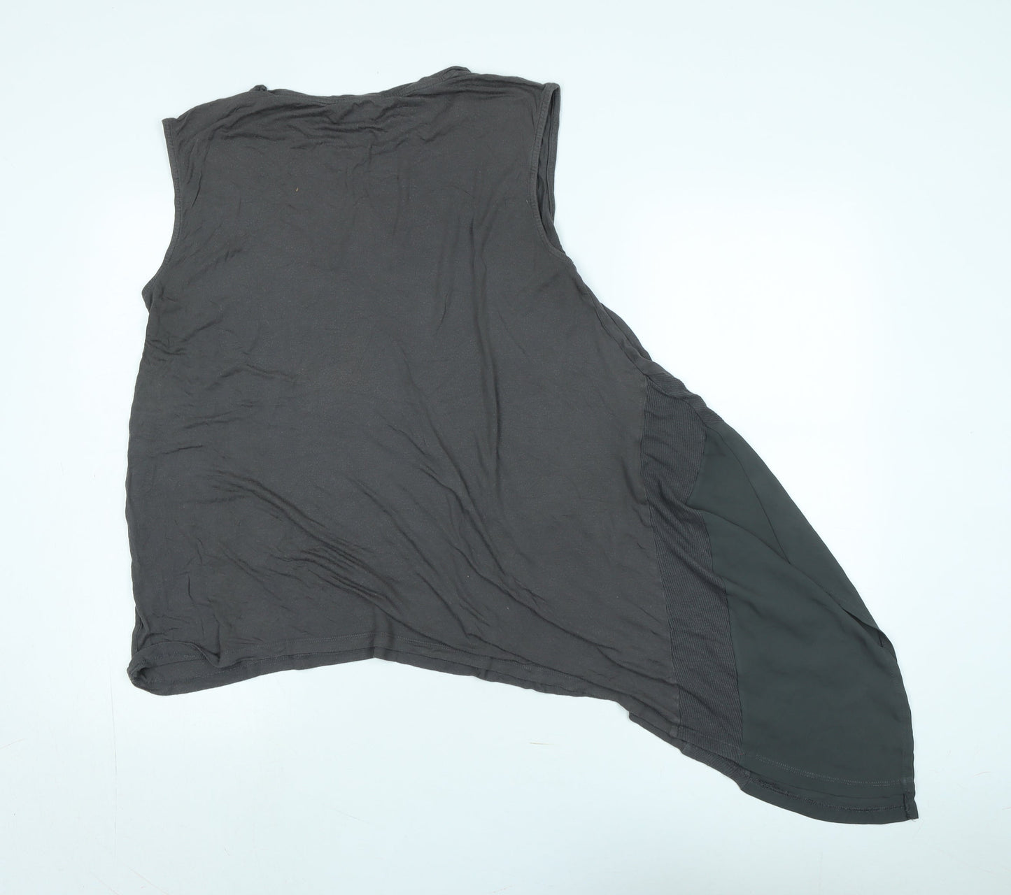 Womens UK Size L Label Lab Grey Tunic T-Shirt