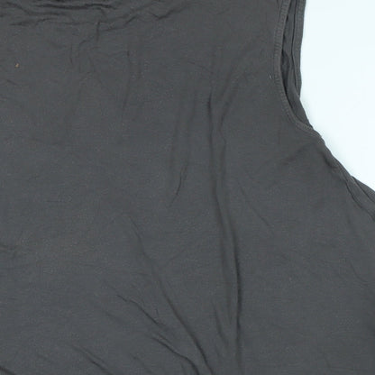 Womens UK Size L Label Lab Grey Tunic T-Shirt