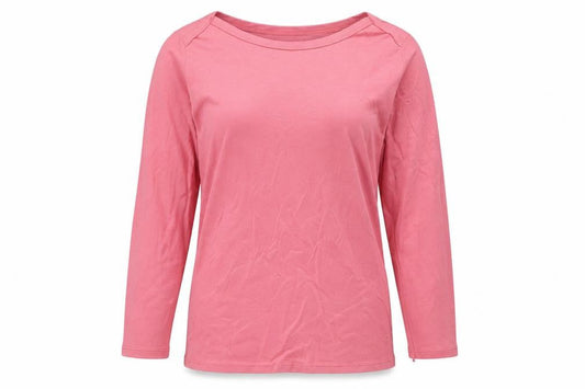 Womens UK Size M United Colors of Benetton Pink Jersey T-Shirt