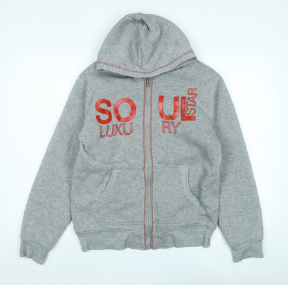 Mens UK Size XL Soul Star Grey Jacket