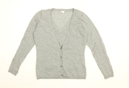 Womens UK Size 10 TCM Grey Basic Button-Up