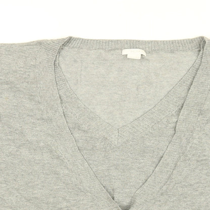 Womens UK Size 10 TCM Grey Basic Button-Up