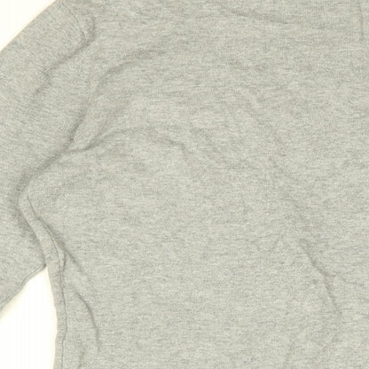 Womens UK Size 10 TCM Grey Basic Button-Up