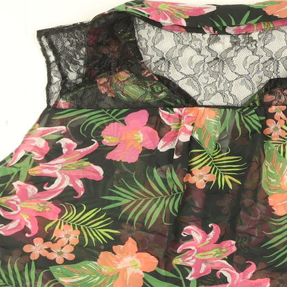 Womens UK Size 14 Julien Macdonald Black Basic Blouse