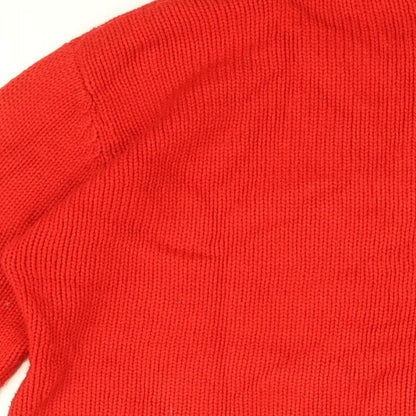 Womens UK Size M First Avenue Red Pullover Jumper