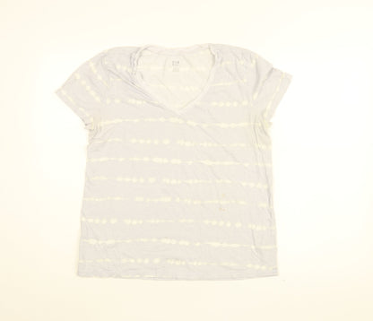 Womens UK Size L Gap Purple Basic T-Shirt