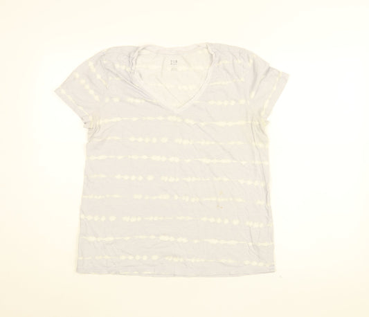 Womens UK Size L Gap Purple Basic T-Shirt