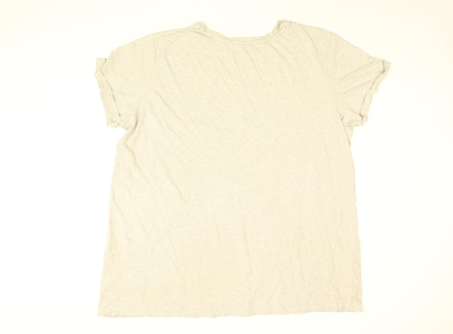 Womens UK Size 2XL Disney Grey Basic T-Shirt