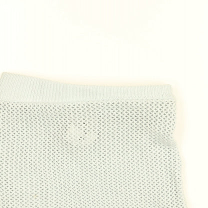 COLLUSION Womens Blue Acrylic Mini Skirt Size 8