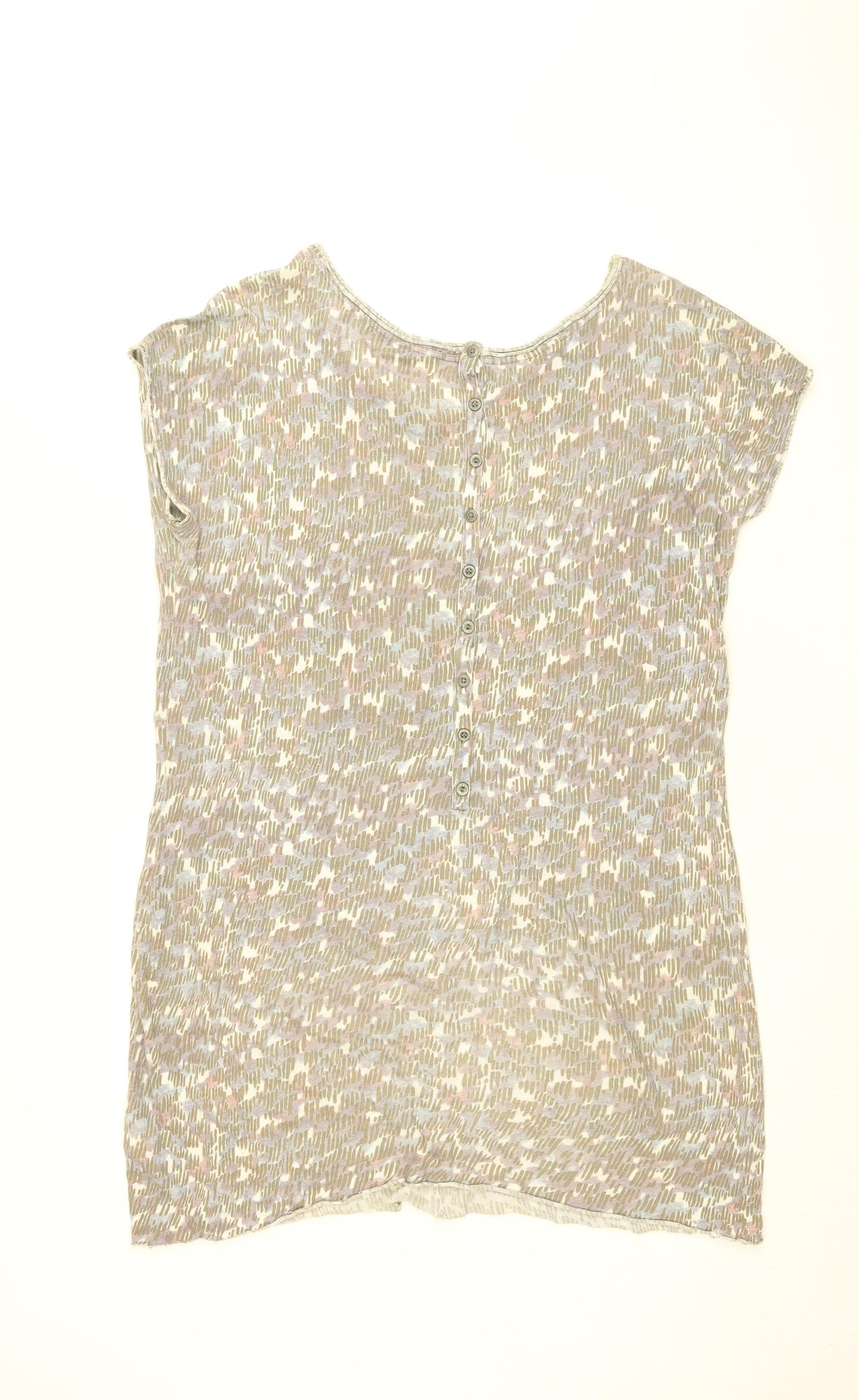 Womens UK Size L Sandwich Grey Basic T-Shirt