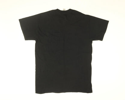 Mens UK Size M Gildan Black  T-Shirt