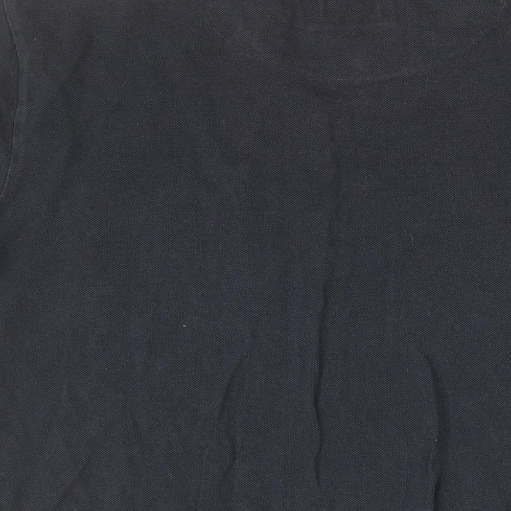 Denim & Flower Mens Blue Cotton T-Shirt Size M Round Neck