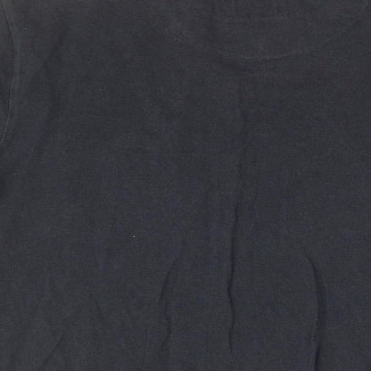 Denim & Flower Mens Blue Cotton T-Shirt Size M Round Neck