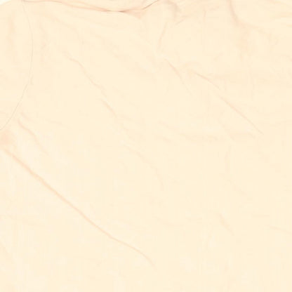 Gap Mens Pink Cotton Polo Size S Collared Button