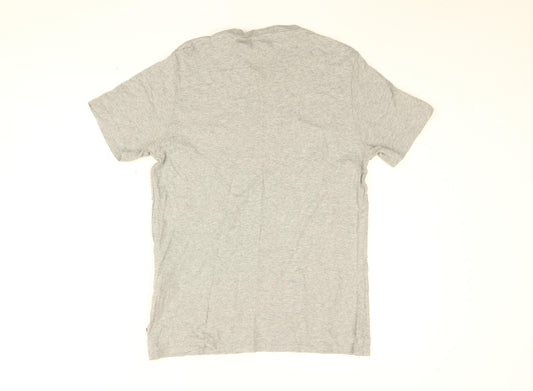 Levi's Mens Grey Cotton T-Shirt Size S Round Neck - Levi's San Francisco