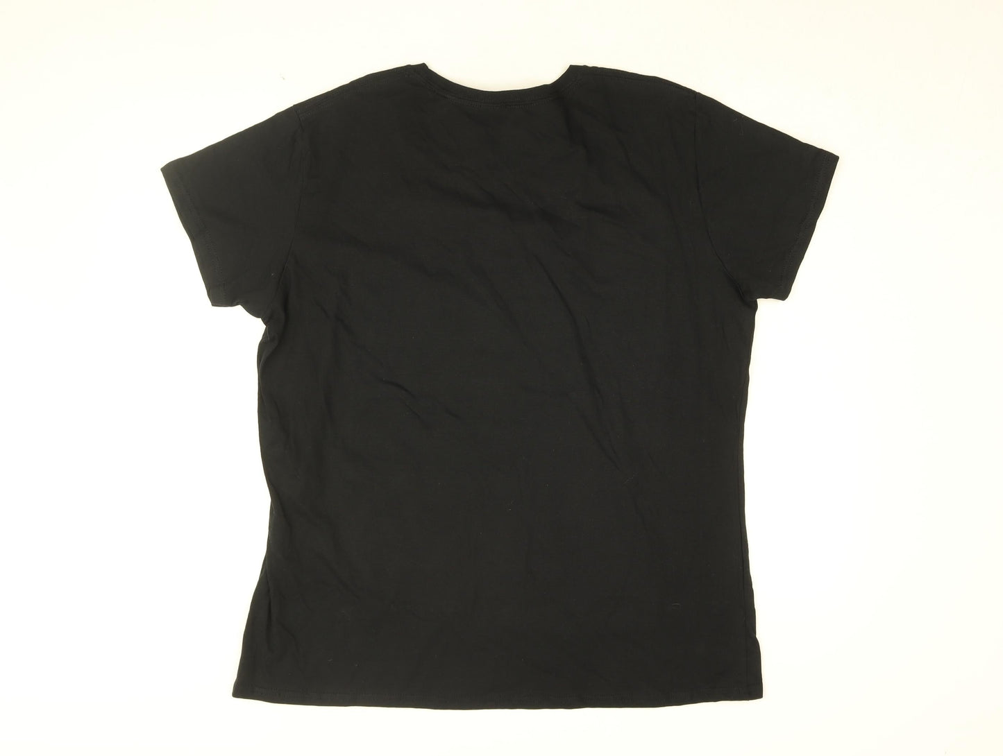 Squid Games Mens Black Cotton T-Shirt Size XL Round Neck - Merry Squidmas