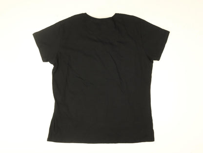 Squid Games Mens Black Cotton T-Shirt Size XL Round Neck - Merry Squidmas