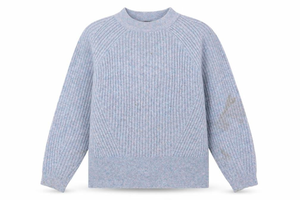 Womens UK Size M Marks and Spencer Blue Pullover Jumper