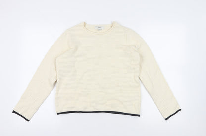 Womens UK Size S Marks and Spencer Ivory Pullover Jumper