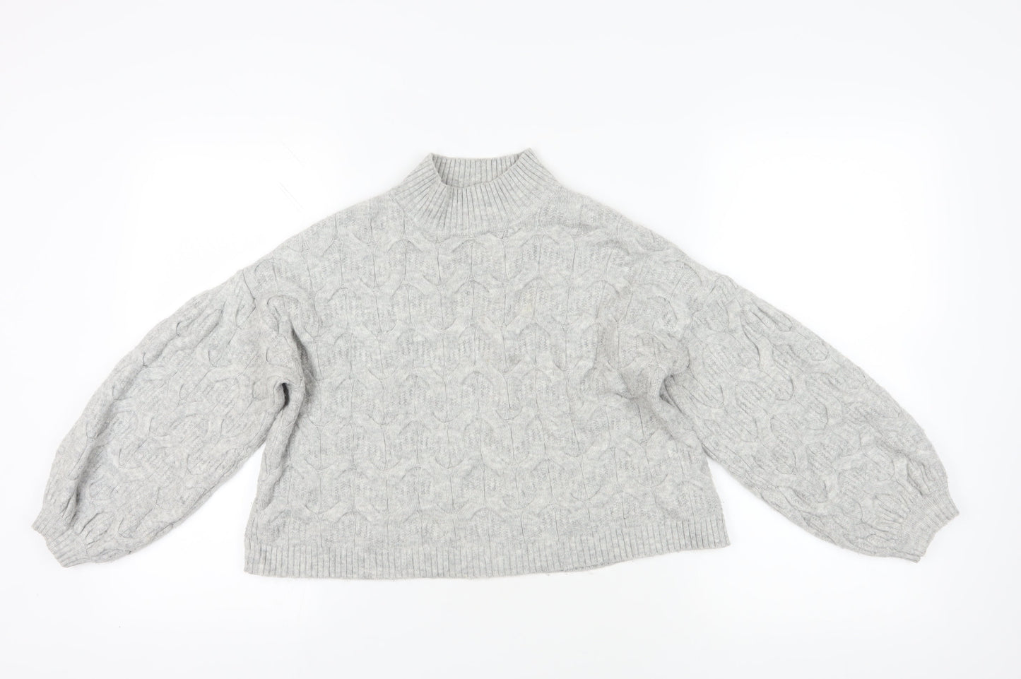 Womens UK Size 4 ASOS Grey Pullover Jumper