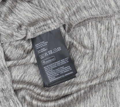 Womens UK Size S H&M Grey Basic T-Shirt